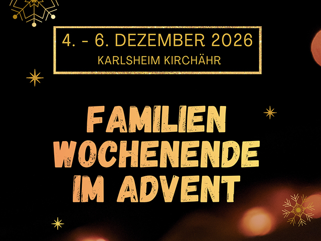 Familienwochenende im Advent – Folge deinem Stern